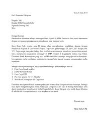 Ikut andil dalam mencerdaskan anak bangsa menjadikan mereka rela untuk menuntut ilmu dengan keras untuk. 7 Contoh Surat Lamaran Kerja Guru Sd Smp Sma Cara Membuatnya