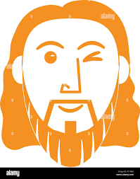 Jesus beard Stock Vector Images