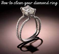 How To Clean Your Diamond Ring Cleaning Jewelry Clean Gold Jewelry Jewelry