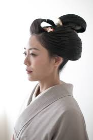 丸髷 結髪 丸髷 地毛結い日本髪 鬢付け油 縁 enishi 美髪 ヘアスタイル アップ 卒業式 着物
