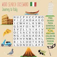 Check spelling or type a new query. Easy Word Search Crossword Puzzle Journey To Italy For Children In Elementary And Middle School Fun Way To Practice Language Comprehension And Expand Vocabulary Includes Answers Vector Illustration Royalty Free Cliparts Vectors