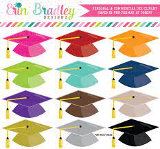 Graduation Hat Clipart School Clip Art Instant Download Etsy In 2021 Clip Art Planner Stickers Instant Download Etsy