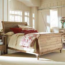 Homecoming Sleigh Bed Vintage Pine Kincaid Furniture Furniture Sleigh Bedroom Set