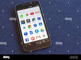 Motorola Moto G4 Telefon auf home-Menü ...