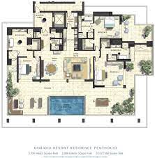Penthouse Luxury Penthouse Floor Plan Penthouse Apartment Floor Plan Architectural Floor Plans