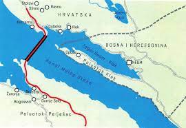 Service:technical supervision / quality control and laboratory services. Geographical Position Of The Peljesac Bridge Source Magas 2013 387 Download Scientific Diagram