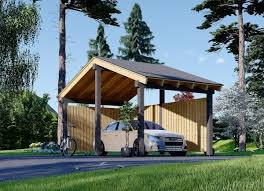 12 posts are made to impress. Wooden Carports Timber Carport Kits For Sale Uk