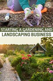 Starting A Gardening And Landscaping Business Once You Get Into The Flow Of Thinking About Business You Ll Landscaping Business Lawn Care Lawn Care Business