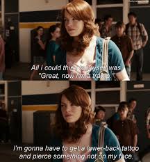 Ha Emma Stone 3 Favorite Movie Quotes Easy A Film Easy A Quotes