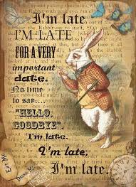 Alice In Wonderland The White Rabbit Vintage By Rustyapplesuk Alice In Wonderland Poster Alice And Wonderland Quotes Alice In Wonderland Illustrations