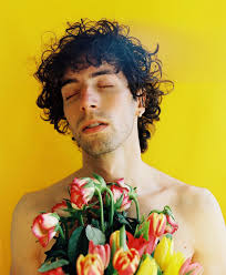 Portraits at home by James Barnett, a series against yellow