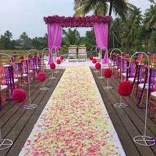 How To Take Indian Wedding Trends From Idea To Execution Wedding Walkway Mandap Design Outdoor Wedding Decorations