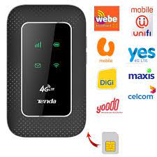 Free delivery and returns on ebay plus items for plus members. Tenda 4g180 4g Lte Advanced Portable Wireless Wifi Modem Router Direct Sim Mifi Shopee Malaysia