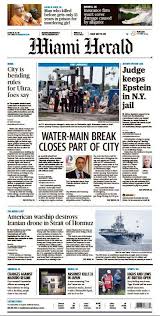 Gazeta brazilian news ethnic newspaper. Miami Herald On Twitter Good Morning From The Miami Herald Newsroom Here Is Friday S Front Page Keep Up With The News At Https T Co Sudth1tjn2 And Subscribe To Support Local Journalism Https T Co Ccw8ghaack