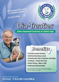 Modern research shows us that dog diabetes suddenly occurs in adulthood. Dia Treaties Dog Owner Invents A Treat That Solves Insulin Swings In Diabetic Dogs Diabetic Dog Diabetes Dog Benefits