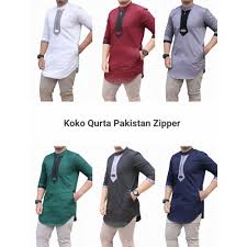 Selain motifnya, hal yang penting lainnya yang harus anda perhatikan pada saat memilih baju muslim adalah pemilihan warna. Jual Koko Quarta Ziper Baju Muslim Pria Baju Koko Terbaru Jakarta Barat Nata Nada Bersodara Tokopedia
