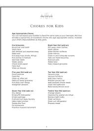 Free Blank Chore Chart Templates For Kids Families