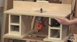 Benchtop routers can cost hundreds of dollars and can be very heavy and inconvenient if you have a small working space. Homemade Benchtop Router Table Homemadetools Net