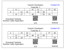 Tambola Tickets Printables Ticket Bingo Cards