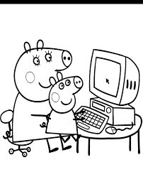 Dogs love to chew on bones, run and fetch balls, and find more time to play! Peppa Pig Free Coloring Sheet For Kids Topcoloringpages Net