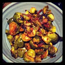 Pin By Momma Mccall On Side Dishes Pan Fried Brussel Sprouts Fried Brussel Sprouts Sprouts With Bacon
