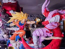 KD studio Dragon Ball Super Saiyan 3 Goku VS Janemba Resin Statue In Stock  