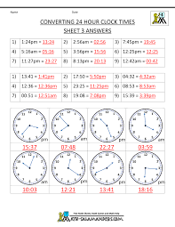 Military Time Conversion Online Charts Collection