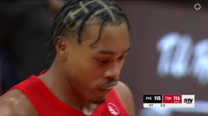 Scottie Barnes splits a pair of free throws to ice the game 👀, Raptors win  in overtime! 👏