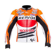 Honda Repsol Motogp Motorbike Motorcycle Leather Jacket Marc Marquez Jacket Leather Motorcycle Jacket Motorbike Jackets Marc Marquez