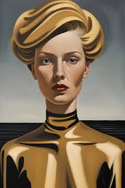 George Ault oil impasto paintingwoman Cl..."
