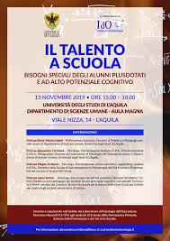 Università, due fasciatoi donati dalle associazioni eolo l'aquila e coppito nel cuore e nell'anima al dipartimento di scienze umane. Il Talento A Scuola Istituto Di Ortofonologia