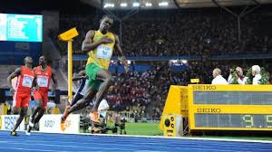 Usain bolt hasn't just set the world record for 100m, he's set it three times! Usain Bolt Lost Bet On 100m World Record Olympictalk Nbc Sports