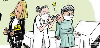 2 doses, 2 weeks apart type: 2021 L Annee Du Vaccin