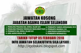 Feel free to find yor best job, kerja kosong, jawatan kosong, job opportunities, job openings in malaysia. Kerja Kosong Jais Selangor Bertanya X