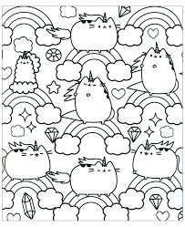 Check spelling or type a new query. Kawaii Pusheen Cat Coloring Pages Novocom Top