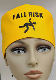 Fall Risk Ponytail, Hybrid or Bouffant Style Scrub Hat