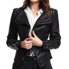 Maybe you would like to learn more about one of these? Rocker Chic Clothing Studded Leather Jacket For Women Black Motorcycle Rock Style Hard N Heavy