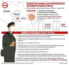 Ketua pesuruhjaya angkatan pertahanan awam malaysia, kpj. Total Lockdown In Simpang Renggam Malaysia