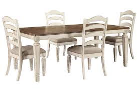 Realyn 5 Piece Dining Room Package Ashley Furniture Homestore In 2020 Rectangle Dining Room Set Dining Table Rectangular Table