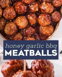 Crock pot meatballs how to make crock pot meatballs. Honey Garlic Crockpot Meatballs The Chunky Chef