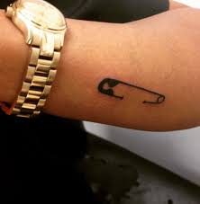 Tattoos breach the skin, which means that skin infections and other complications are possible, including: Safety Pin Tattoo Elegant Tattoos Safety Pin Tattoo Simple Wrist Tattoos