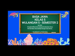Maybe you would like to learn more about one of these? Bahasa Jawa Kelas 5 Semester 2 Wulangan 5 Bagean 2 Identifikasi Lan Mbedakne Teks Dheskripsi Youtube