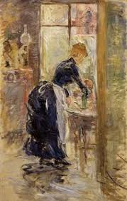 In the dining room berthe morisot 1886. In The Dining Room 1875 By Berthe Morisot 1841 1895 France Museum Quality Copies Berthe Morisot Wahooart Com
