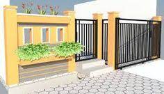 Mural pagar untuk menghiasi pekarangan rumah anda. Pagar
