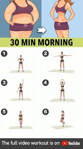 30 Minute Morning Exercise Routine Do This Every Day Video In 2020 Morning Workout Morning Workout Routine Full Body Gym Workout