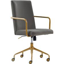 Black And Gold Desk Chair Giselle Conference Chair Upholstered Desk Chair Gold Desk Chair Home Office Chairs
