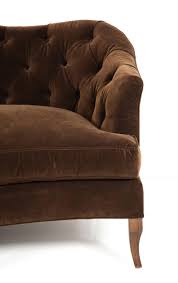 Sofas are often used daily in people's homes, so they need to be durable. Nk Collection Tufted Sofa Upholstered In Brown Velvet For Sale At 1stdibs