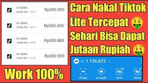 Namun dengan versi tiktok lite, maka aplikasi yang. Cara Nuyul Tiktok Lite Terbaru 2021 Trik Nakal Aplikasi Penghasil Uang Part 1 Youtube
