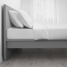 All gray bedroom furniture can be shipped to you at home. Malm Bed Frame High Gray Stained Full Ikea