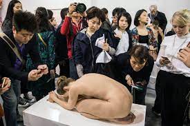 Sam Jinks. Naked art girl exhibit - Mirror Online